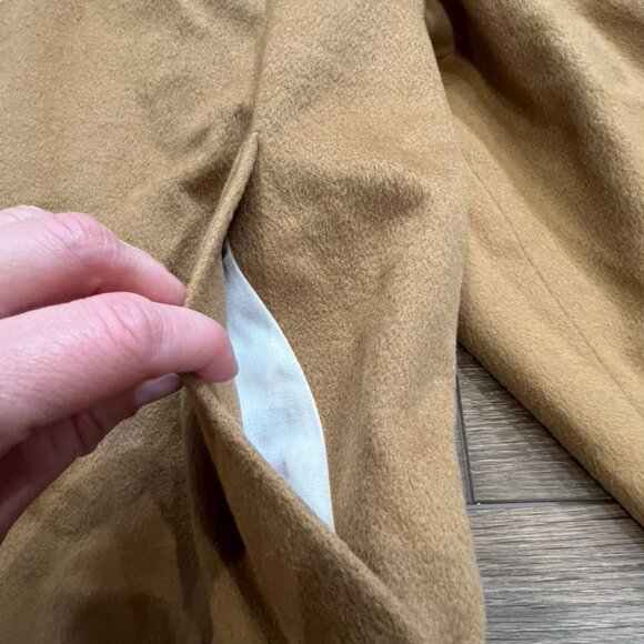 Riccardo Fazzi Cashmere Wool Blend Single Breast Men's Camel Coat 3XL - Picture 8 of 15